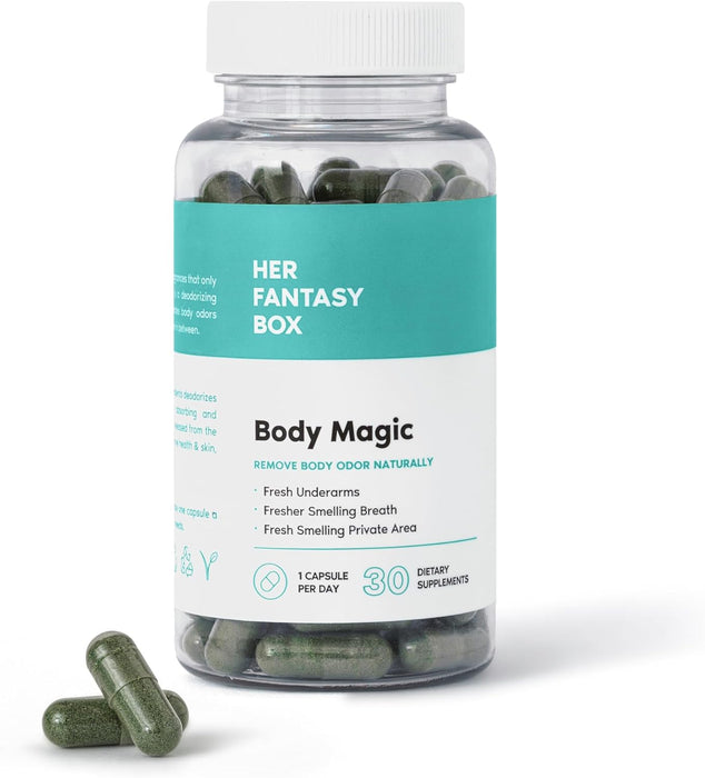 Body Magic Cápsulas de clorofila – Desintoxicación vegana y apoyo a la digestión - Quierox - Tienda Online