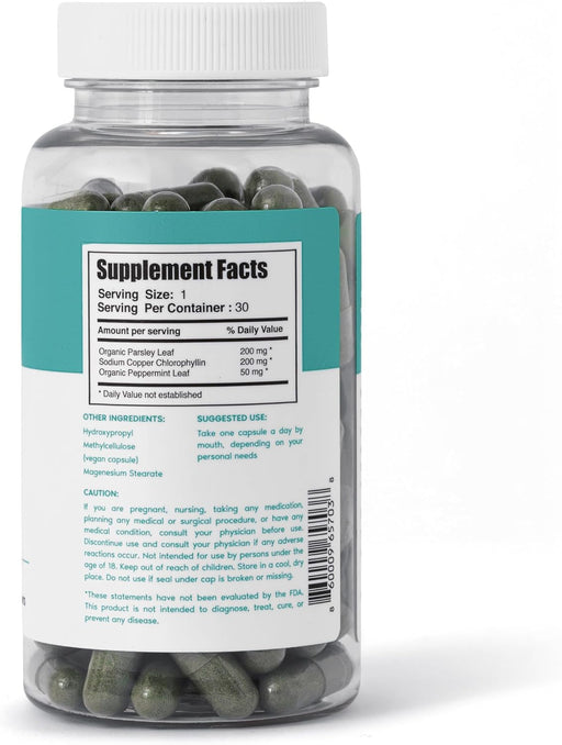 Body Magic Cápsulas de clorofila – Desintoxicación vegana y apoyo a la digestión - Quierox - Tienda Online