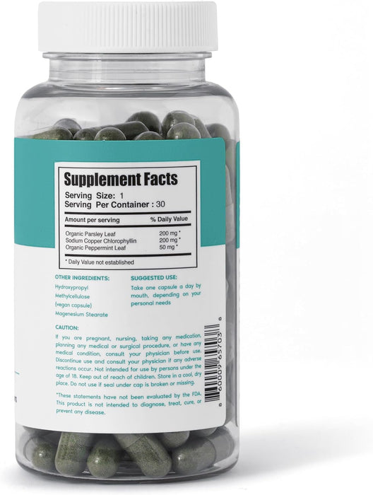 Body Magic Cápsulas de clorofila – Desintoxicación vegana y apoyo a la digestión - Quierox - Tienda Online