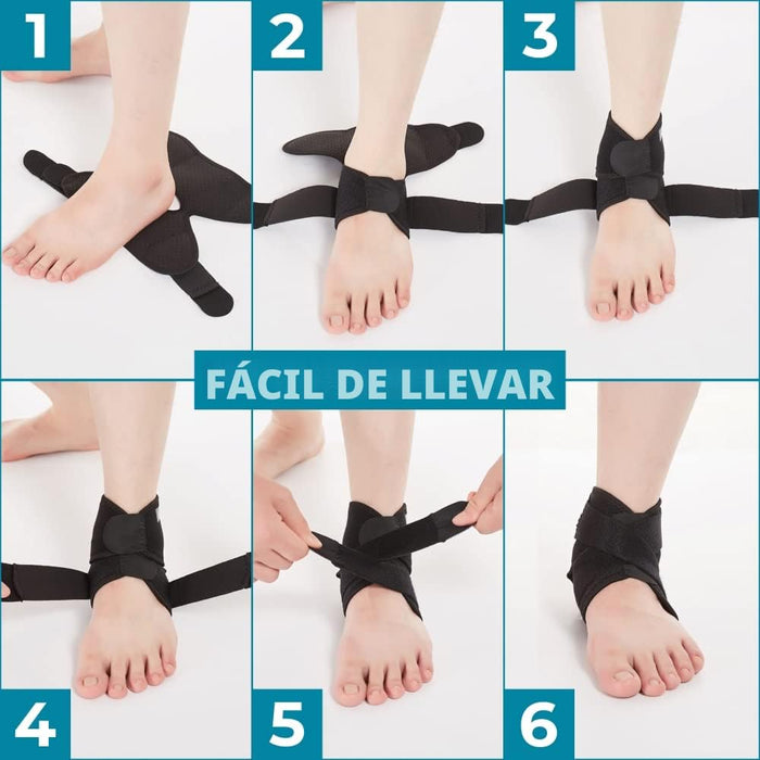 Bodyprox Soporte de tobillo, funda de neopreno transpirable, envoltura ajustable (1 unidad) - Quierox - Tienda Online