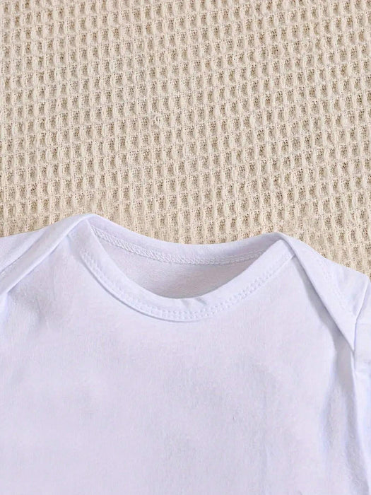 Bodys de manga corta con estampado temático del Año Nuevo 2025 para niños bebés - Quierox - Tienda Online