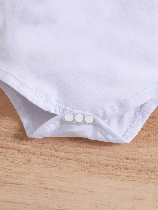 Bodys de manga corta con estampado temático del Año Nuevo 2025 para niños bebés - Quierox - Tienda Online
