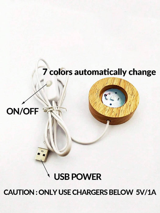 Bola de cristal con patrón de sistema solar de cielo estrellado grabado con láser en 3D - Quierox - Tienda Online