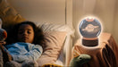 Bola de cristal Saturno 3D de con lámpara LED, base de madera, luz nocturna - Quierox - Tienda Online