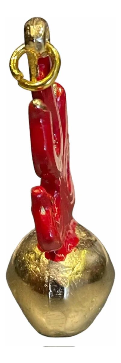 Bola De Fuego Amuleto De Feng Shui Baño De Oro 3 Cm Alto - Quierox - Tienda Online