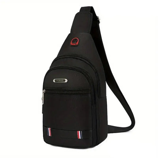 Bolsa bandolera ajustable para el pecho con 3 cremalleras, puertos USB y para auriculares - Quierox - Tienda Online