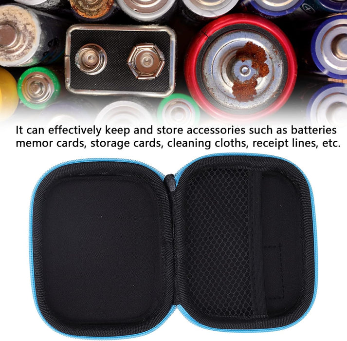 Bolsa de almacenamiento electrónico para cámara, IP52, impermeable, portátil AZUL - Quierox - Tienda Online