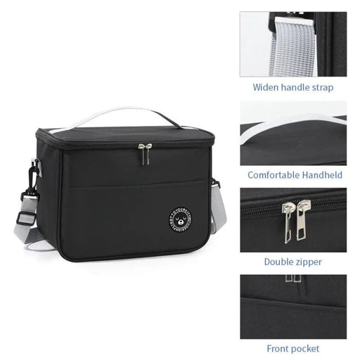 Bolsa de almuerzo portátil con correa para el hombro, bolsa aislante, bolsa para lonchera - Quierox - Tienda Online