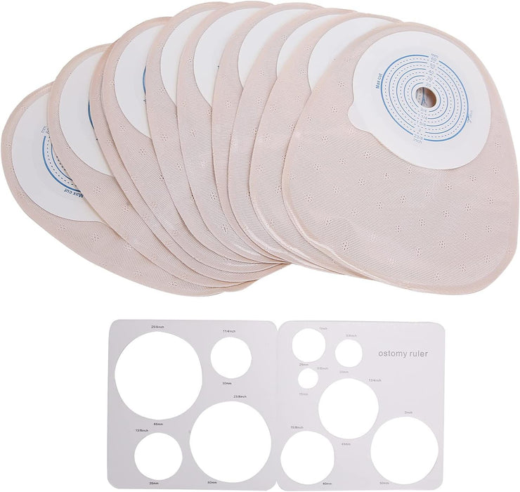 Bolsa de colostomía, 10 piezas de bolsas de colostomía desechables de una pieza - Quierox - Tienda Online