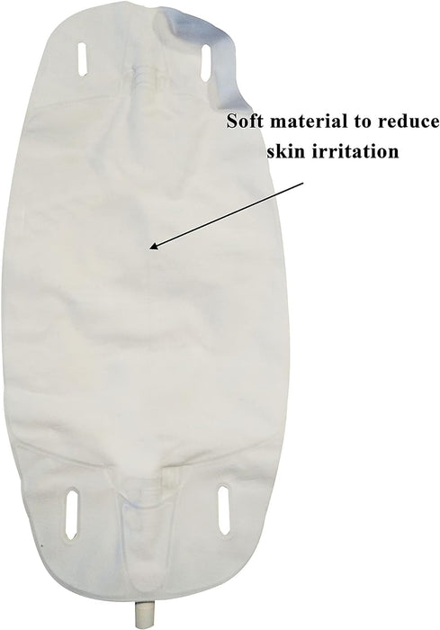 Bolsa de drenaje urinario para piernas ViDava, paquete de 3, 32 oz, con tubo de 18" - Quierox - Tienda Online