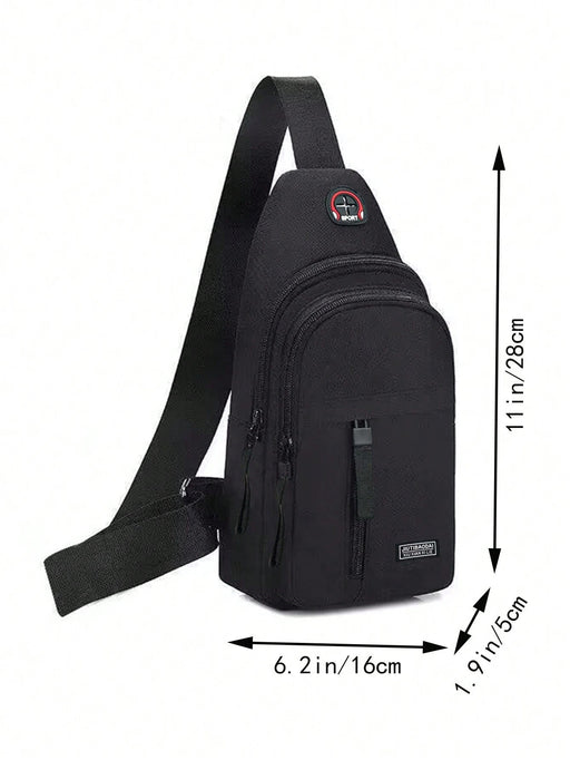 Bolsa de pecho para hombres, mochila nueva de nylon y lona para deportes de ocio - Quierox - Tienda Online