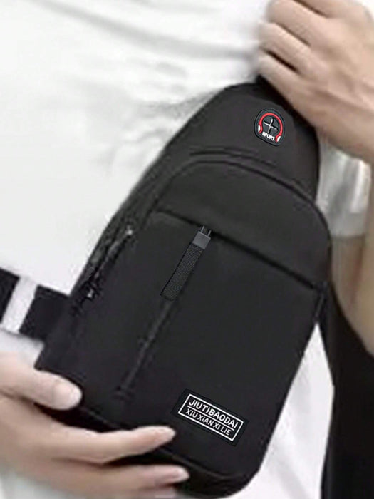 Bolsa de pecho para hombres, mochila nueva de nylon y lona para deportes de ocio - Quierox - Tienda Online