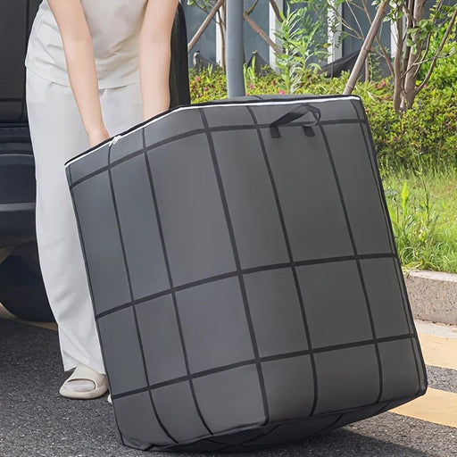 Bolsa de tela de gran capacidad con cremallera y asas para mantas, sábanas. Ideal para el hogar - Quierox - Tienda Online