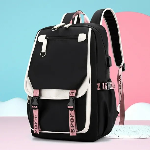Bolsa Mochila casual de moda Hit Color Daypack para viajes - Quierox - Tienda Online