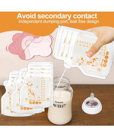 Bolsa para congelar leche materna, bolsa para almacenar leche materna de 250 ml, 60 unidades - Quierox - Tienda Online