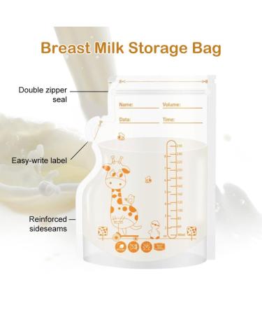 Bolsa para congelar leche materna, bolsa para almacenar leche materna de 250 ml, 60 unidades - Quierox - Tienda Online