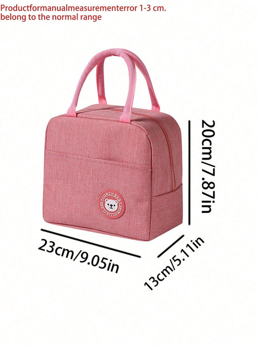 Bolsa térmica reutilizable con estampado de oso, aislante y gruesa de aluminio, a prueba de fugas - Quierox - Tienda Online