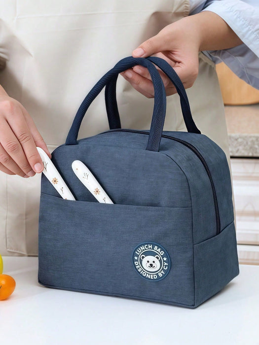 Bolsa térmica reutilizable con estampado de oso, aislante y gruesa de aluminio, a prueba de fugas - Quierox - Tienda Online