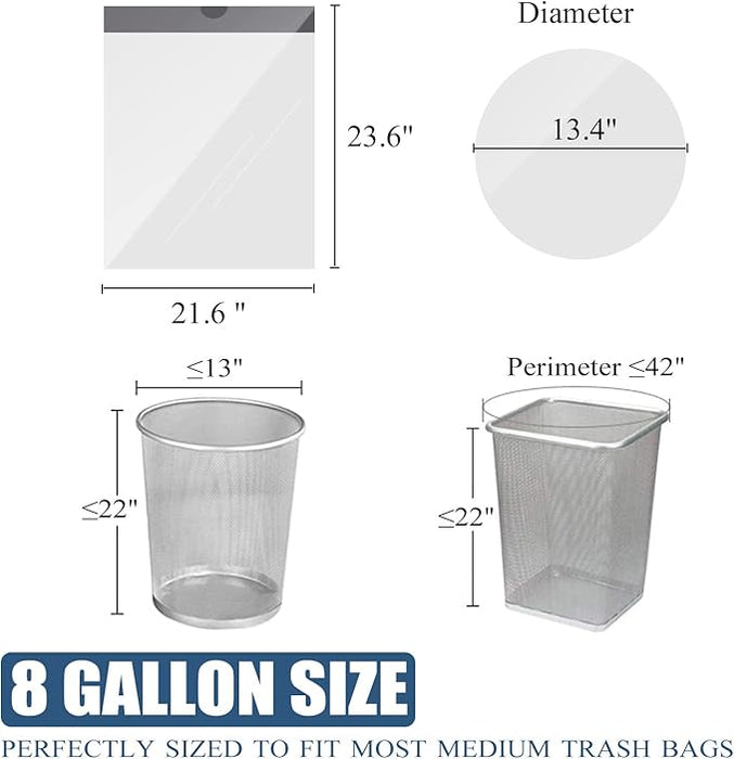 Bolsas de basura de 8 galones, tamaño mediano - Quierox - Tienda Online
