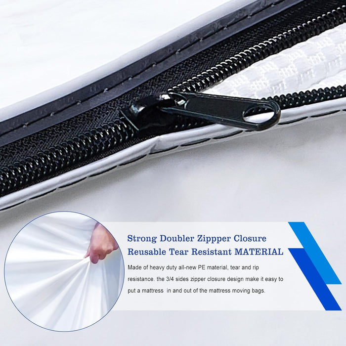 Bolsas de colchón de 12 mil para moverse, grosor mejorado, impermeables, resistentes - Quierox - Tienda Online