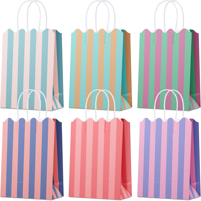 Bolsas de regalo pequeñas con asas, paquete de 12 bolsas de papel - Quierox - Tienda Online