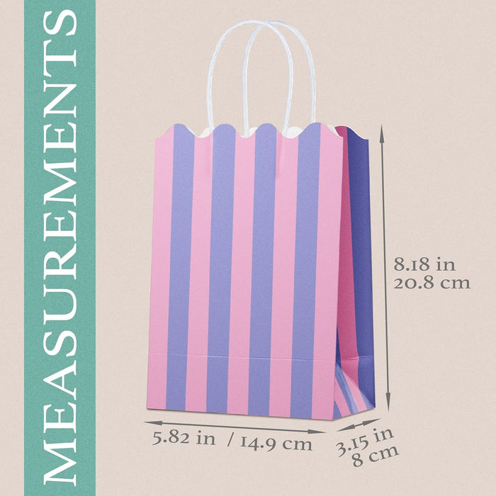 Bolsas de regalo pequeñas con asas, paquete de 12 bolsas de papel - Quierox - Tienda Online
