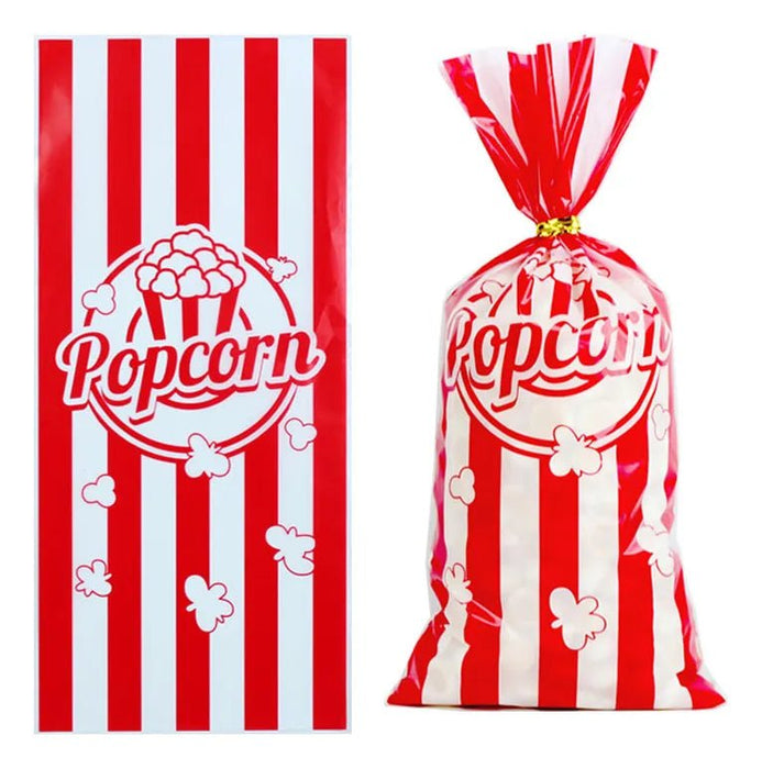 Bolsas para Palomitas de Maíz con Lazos Retorcidos, Perfectas para Fiestas de Cumpleaños - Quierox - Tienda Online