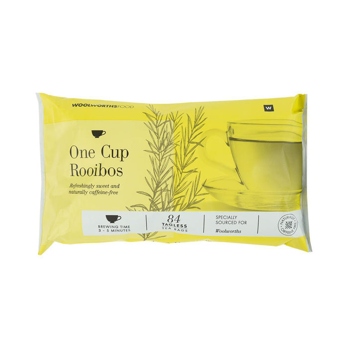 Bolsitas de té Rooibos sin etiqueta para una taza, paquete de 84 - Quierox - Tienda Online