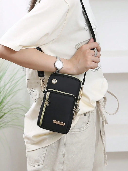 Bolso bandolera casual con múltiples cremalleras para mujer - Quierox - Tienda Online