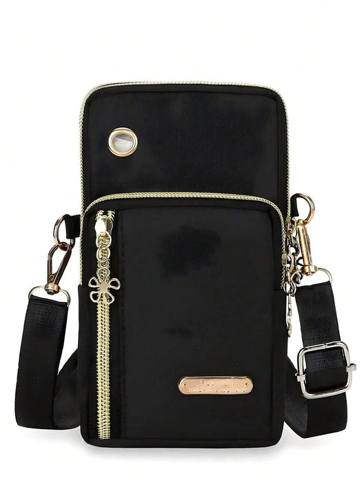 Bolso bandolera casual con múltiples cremalleras para mujer - Quierox - Tienda Online