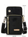 Bolso bandolera casual con múltiples cremalleras para mujer - Quierox - Tienda Online