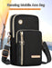 Bolso bandolera casual con múltiples cremalleras para mujer - Quierox - Tienda Online