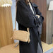 Bolso bandolera de cuero trenzado para mujer, monedero de hombro - Quierox - Tienda Online