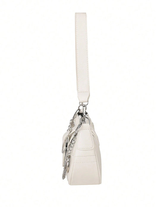 Bolso bandolera sexy de mujer con decoración de cadena - Quierox - Tienda Online