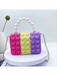 Bolso Con Forma De Corazón Para Niñas, De Hombro De Silicona Con Cadena De Metal - Quierox - Tienda Online