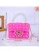 Bolso Con Forma De Corazón Para Niñas, De Hombro De Silicona Con Cadena De Metal - Quierox - Tienda Online