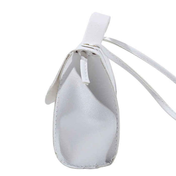 Bolso de mano cuadrado a rayas para mujer, estilo fresco y juvenil, gran capacidad, textura fina - Quierox - Tienda Online