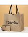 Bolso de mano tipo tote con estampado de letras "Mama", de gran capacidad - Quierox - Tienda Online