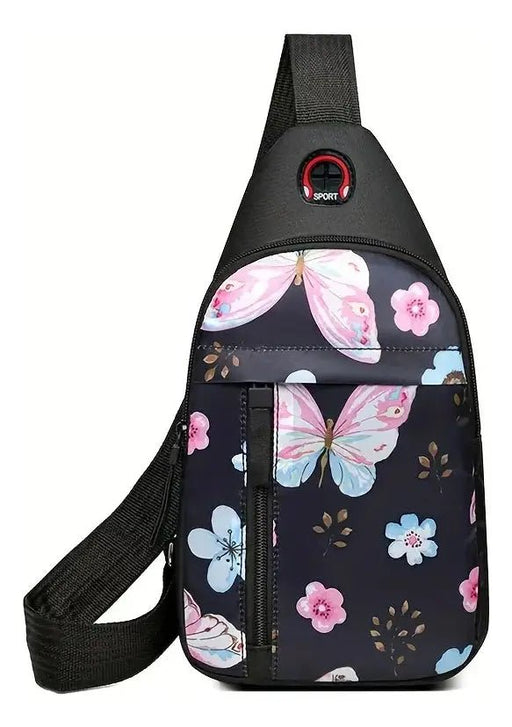 Bolso de pecho estampado de primavera y verano casual y versátil para mujer y hombre - Quierox - Tienda Online