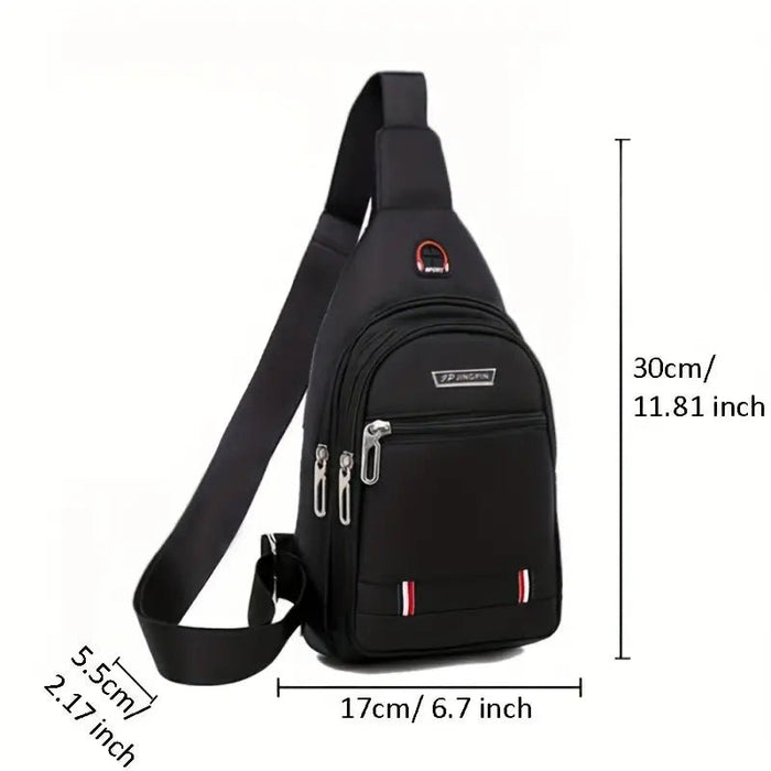 Bolso de Pecho para hombres con Cinturón y 4 Bolsillos, Gran Capacidad, - Quierox - Tienda Online