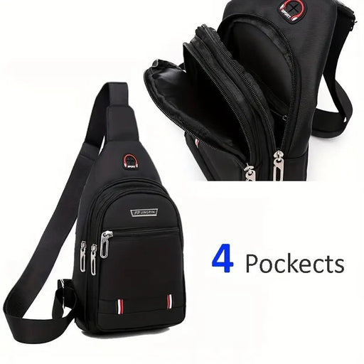 Bolso de Pecho para hombres con Cinturón y 4 Bolsillos, Gran Capacidad, - Quierox - Tienda Online