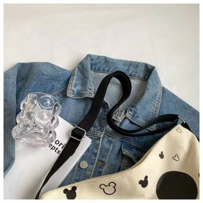 Bolso grande Disney para mujer, diseño kawaii de Mickey Mouse, bolso de hombro - Quierox - Tienda Online