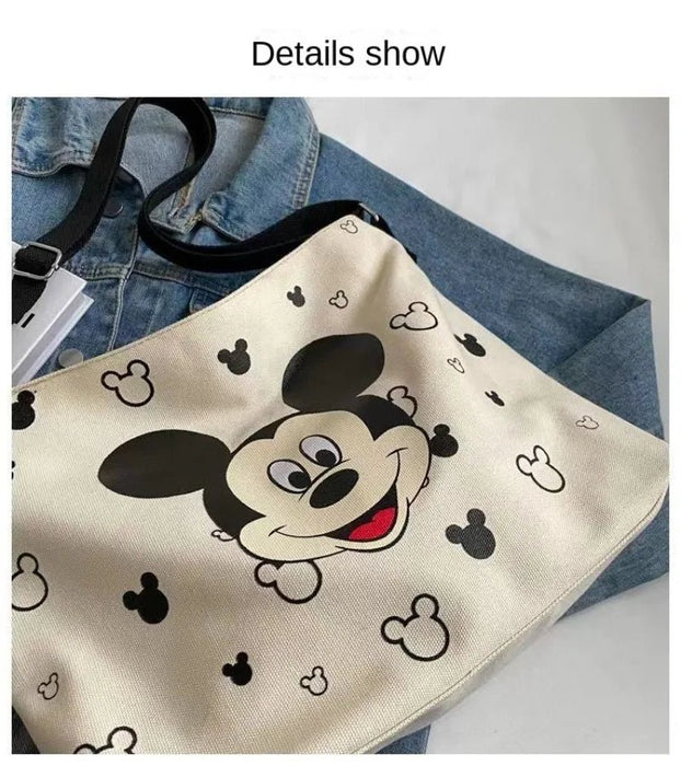 Bolso grande Disney para mujer, diseño kawaii de Mickey Mouse, bolso de hombro - Quierox - Tienda Online