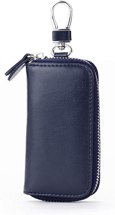 Bolso para llaves de cuero genuino con ranuras para 2 tarjetas, 6 ganchos - Quierox - Tienda Online