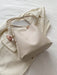 Bolso tipo cubo de piel sintética con detalle de cadena, bandolera para mujer. - Quierox - Tienda Online