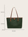 Bolso tote casual de gran capacidad y versátil, de estilo minimalista y de moda en PU - Quierox - Tienda Online