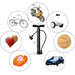 Bomba de aire Manual portátil para bicicleta, Inflador de neumáticos de baloncesto - Quierox - Tienda Online