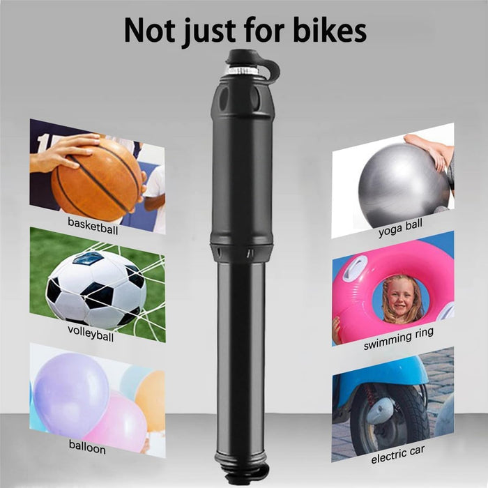 Bomba de bicicleta, bomba de aire portátil de aleación de aluminio para bicicleta - Quierox - Tienda Online