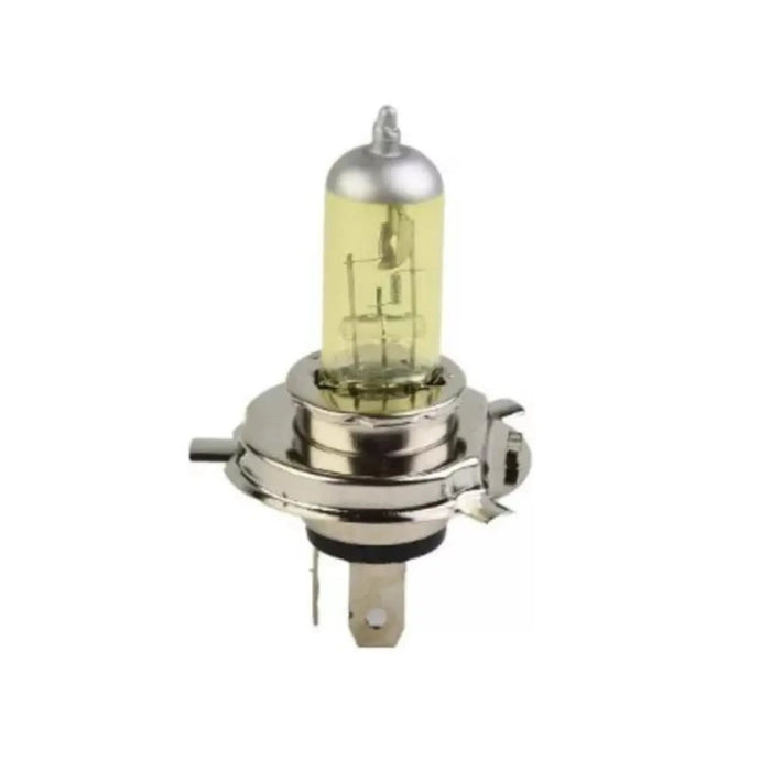 Bombilla H4 amarilla 12v 60/55W casquillo P43T, 1 par - Quierox - Tienda Online