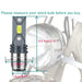 Bombilla LED para faro de minimoto, 2000 lm, 6000 K, luz blanca, kit de luces altas - Quierox - Tienda Online